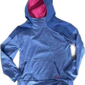 The North Face Hooded Sweatshirt Pink & Blue XL